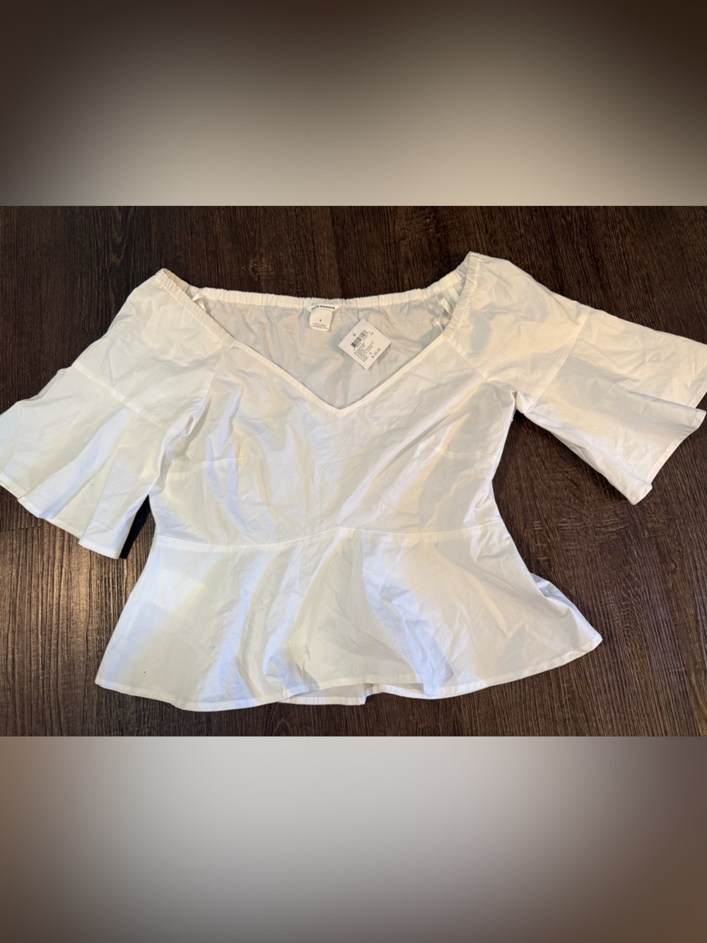 Club Monaco White Peplum Top for Kids